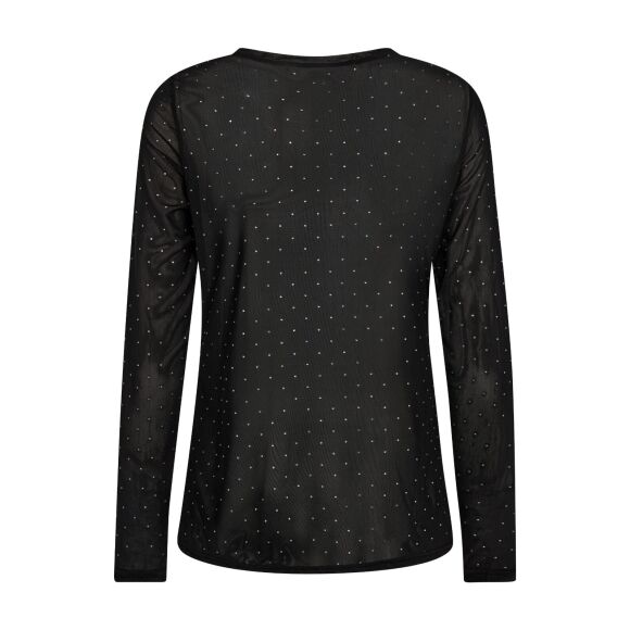 Co'couture - Co`couture MaxiCC Crystal Mesh Bluse