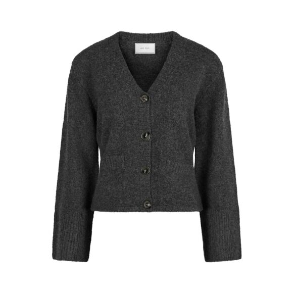 Neo Noir - Pixie Knit Cardigan - Light Grey Melange