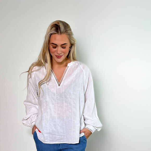 Mos Mosh - Mos Mosh Zeina Linen Bluse