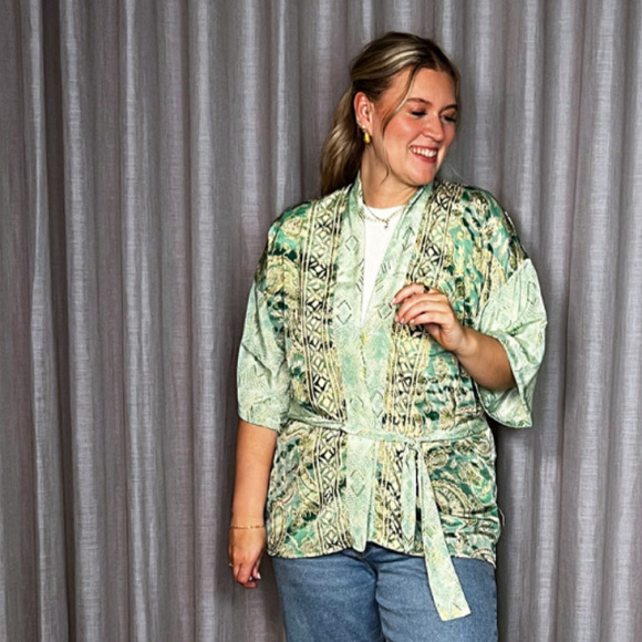 Black Colour - Black Colour Luna Kort Kimono