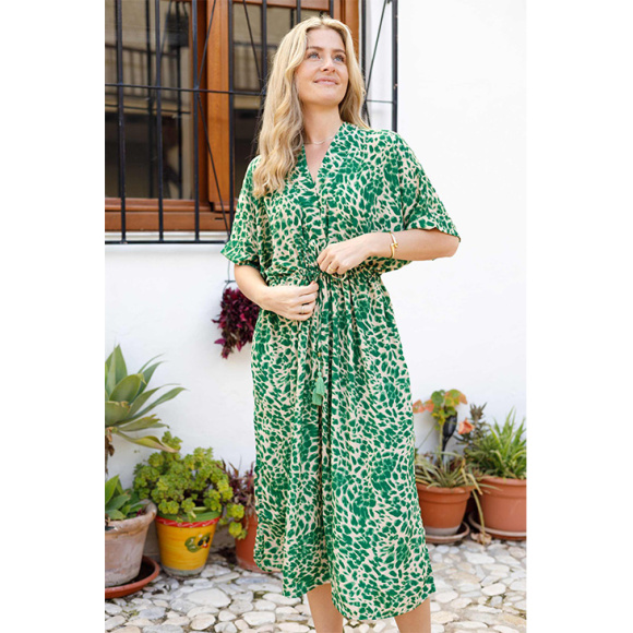 Black Colour - Black Colour Luna Kaftan Kjole