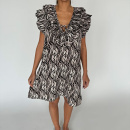 Continue - Continue Tilde Zebra Kjole Continue - Continue Tilde Zebra Kjole