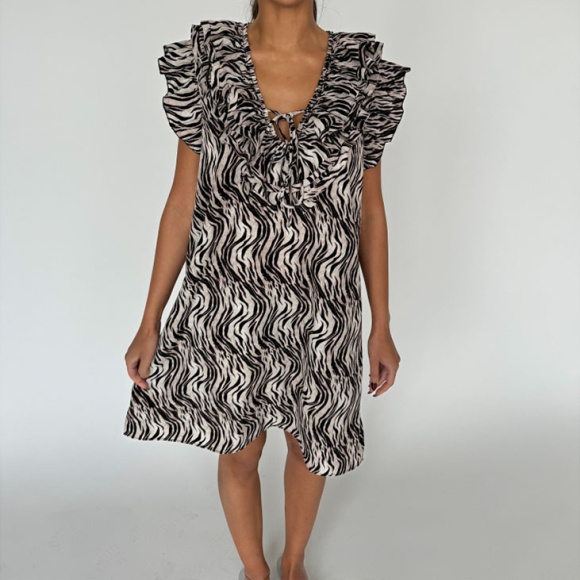 Continue - Continue Tilde Zebra Kjole