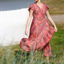 Black Colour - Black Colour Luna Flared Wrap Kjole 