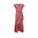 Black Colour - Black Colour Luna Flared Wrap Kjole 