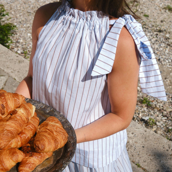 Neo Noir - Neo Noir Maula Stripe Top 