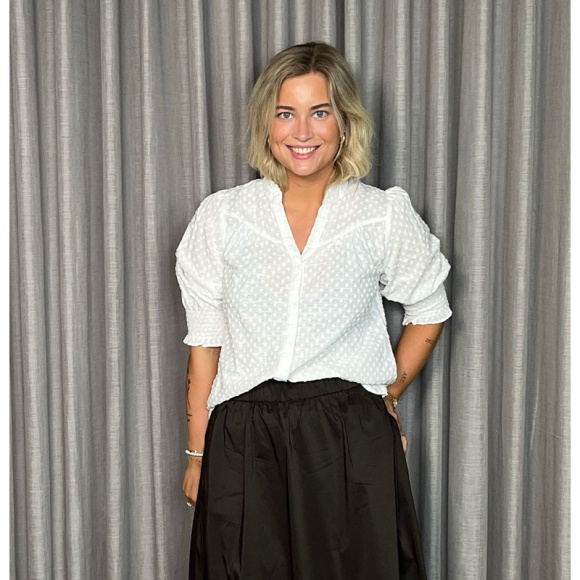 Neo Noir - Neo Noir Diana B Dobby Bluse