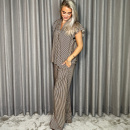 Continue - Continue Christel Stripe Bluse 