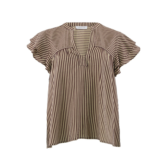 Continue - Continue Christel Stripe Bluse 
