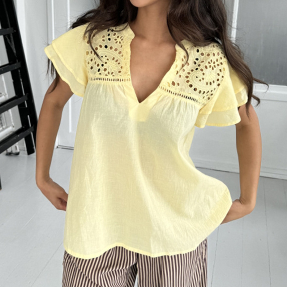 Continue - Continue Christel Solid Bluse