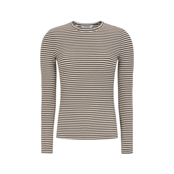 Soft Rebels - Soft Rebels SRFenja Stribet Langærmet T-shirt 