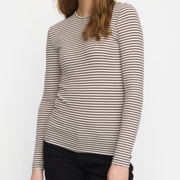 Soft Rebels - Soft Rebels SRFenja Stribet Langærmet T-shirt 