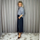 Co'couture - Co'coututre Anya Denim Pleat Nederdel Co'couture - Co'coututre Anya Denim Pleat Nederdel