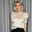 Co'couture - Co'couture Dilan Dot ss Bluse Co'couture - Co'couture Dilan Dot ss Bluse
