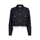 Haute L´amitié - Haute L'amitie Denim Cargo Crop Skjorte Haute L´amitié - Haute L'amitie Denim Cargo Crop Skjorte