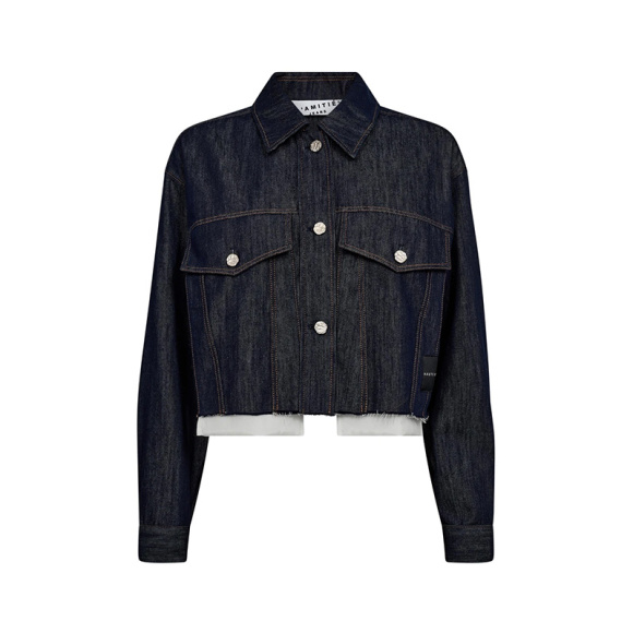 Haute L´amitié - Haute L'amitie Denim Cargo Crop Skjorte