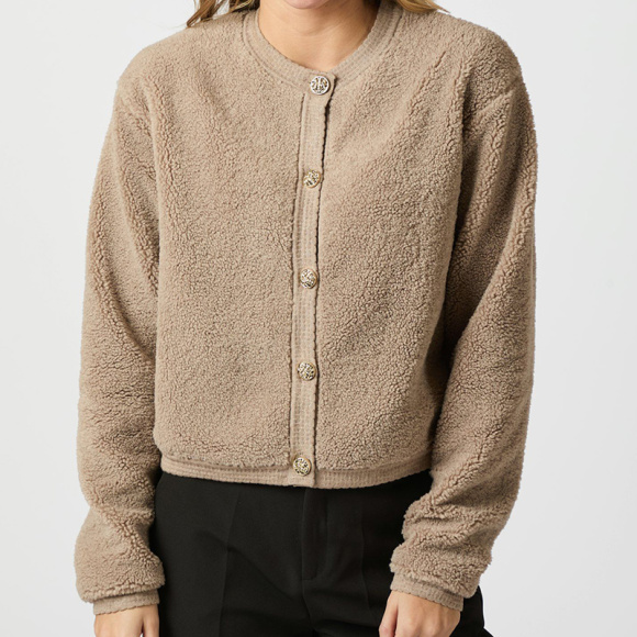 Neo Noir - Neo Noir Limo Fluffy Cardigan