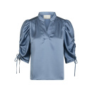 Neo Noir - Neo Noir Alvira Drapy Bluse Neo Noir - Neo Noir Alvira Drapy Bluse