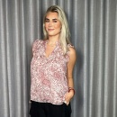 Neo Noir - Neo Noir Izar blur graphic Top 