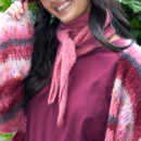 Black Colour - Black Colour Dell Strik Mini Tørklæde