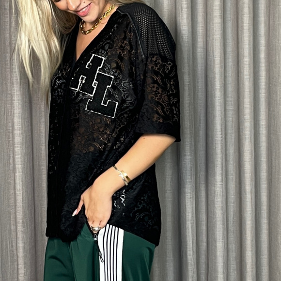 Haute L´amitié - Haute L´amitie Court Lace T-shirt