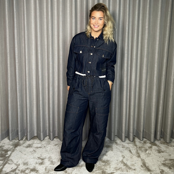 Haute L´amitié - Haute L'amitie Denim Cargo Crop Skjorte