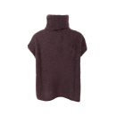 Black Colour - Black Colour Rollneck Strikvest