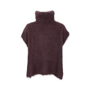 Black Colour - Black Colour Rollneck Strikvest