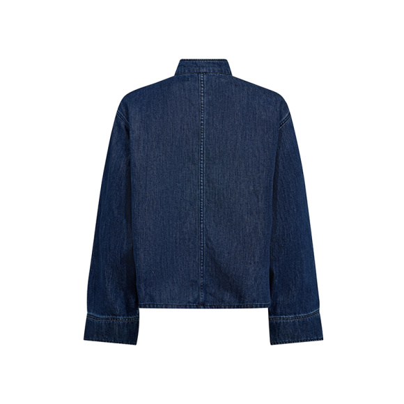 Co'couture - Co'couture Azmina Denim Placket Bluse