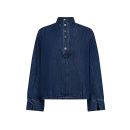 Co'couture - Co'couture Azmina Denim Placket Bluse