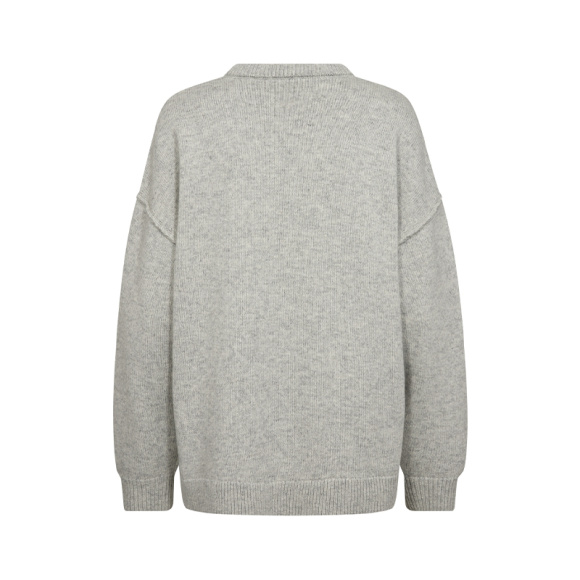 Co'couture - Co'couture Maja Slit O-neck Strik 