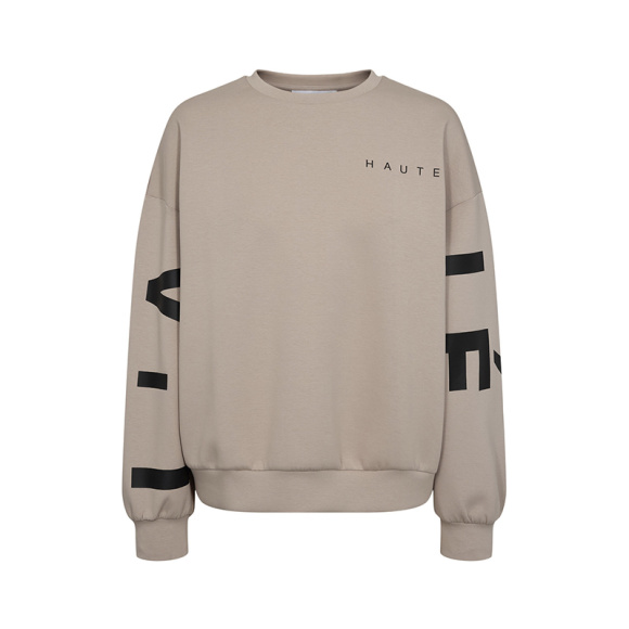 Haute L´amitié - Haute L'amitie Maxi Split Logo Sweatshirt