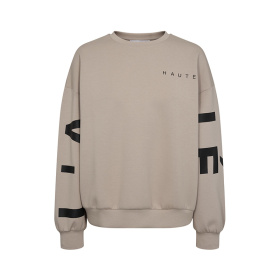 Haute L'amitie Maxi Split Logo Sweatshirt