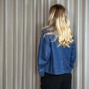 Co'couture - Co'couture Azmina Denim Placket Bluse