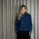 Co'couture - Co'couture Azmina Denim Placket Bluse
