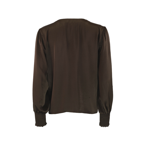 Continue - Continue Karina Satin Wrap Bluse