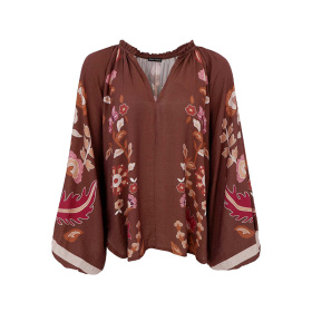 Black Colour Marigold Bluse 