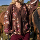 Black Colour - Black Colour Marigold Bluse Black Colour - Black Colour Marigold Bluse