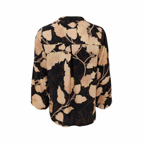 Black Colour Luna Bluse