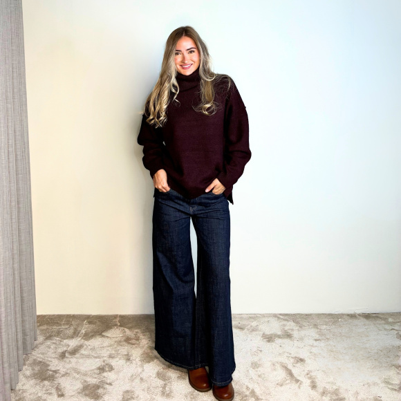 Co'couture - Co'couture Maja Slit Rullekrave Strik 