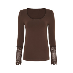 Tim&Simonsen Mary Lace Langærmet Bluse 