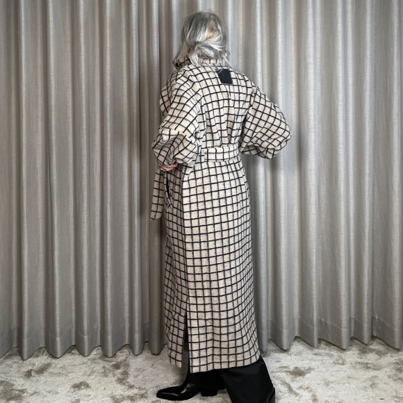 Bitte Kai Rand - Bitte Kai Rand Woollen Wire Oversize Frakke