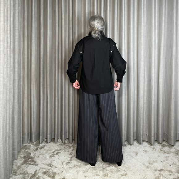 Haute L´amitié - Haute L'amitie Button Sleeve Skjorte 