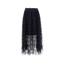 Black Colour - Black Colour Angelina Mesh Nederdel