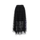 Black Colour - Black Colour Angelina Mesh Nederdel