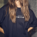 Haute L´amitié - Haute L'amitie Crew Rub Print T-shirt