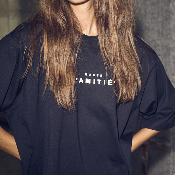 Haute L´amitié - Haute L'amitie Crew Rub Print T-shirt