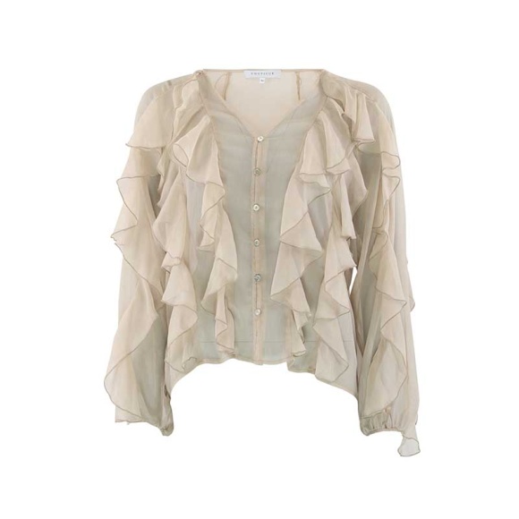 Continue - Continue LISSA Flounce Bluse