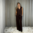 Black Colour - Black Colour Davi Casual Vest 