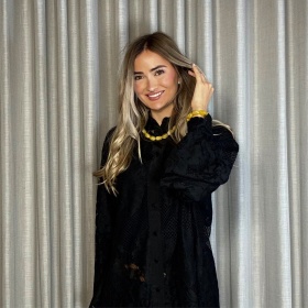 Black Colour Lyon Armbånd